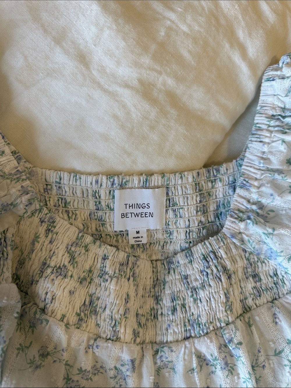 Smocked detail blouse - Picture 2 of 3
